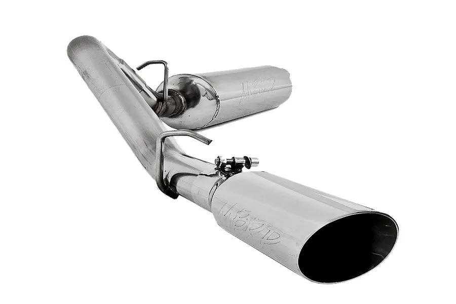 2000-06 Jeep Wrangler TJ MBRP 2.5in T409 Cat Back Back Exhaust System - Single Exit