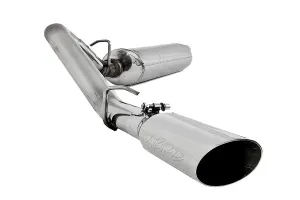 2000-06 Jeep Wrangler TJ MBRP 2.5in T409 Cat Back Back Exhaust System - Single Exit