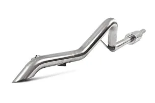 2007-11 Jeep Wrangler JK MBRP Armor Lite 2.5in Off-Road Exhaust Tail Pipe - Muffler Before Axle