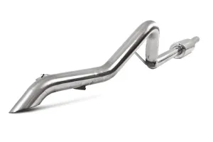 2007-11 Jeep Wrangler JK MBRP T304 Stainless Steel 2.5in Off-Road Exhaust Tail Pipe - Muffler Before Axle
