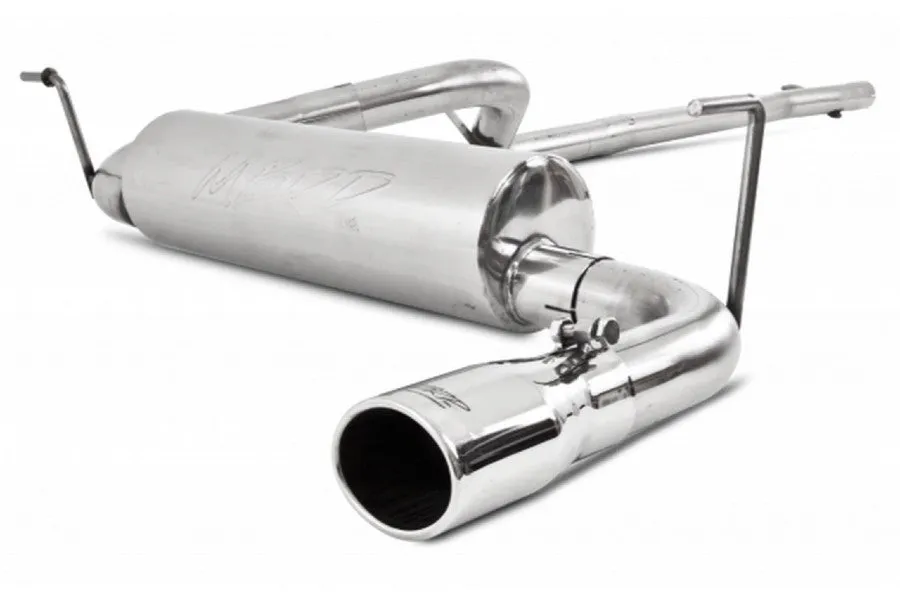 2012-18 Jeep Wrangler JK MBRP 2.5in Performance Series Cat-Back Exhaust System Single Rear Exit - Aluminized Steel