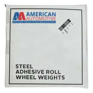 AA 0.25 Oz Roll Style Low-Profile Tape Wheel Weight (704 pcs, Steel)