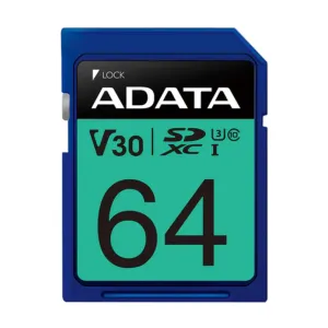 Adata Premier Pro Class 10 UHS-I V30 SDXC Memory Card (Select Size)