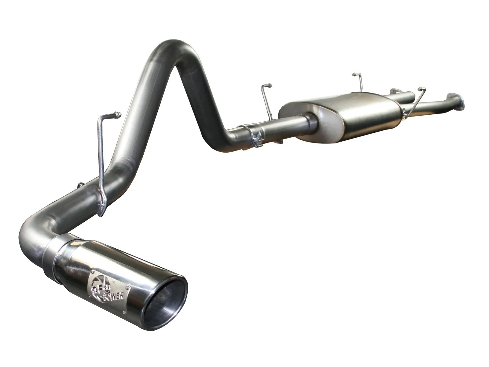 aFe Exhaust Toyota Tundra (2007-2009) 2.5" to 3" Mach Force-Xp Series in 409 Stainless Steel w/ Single Tip