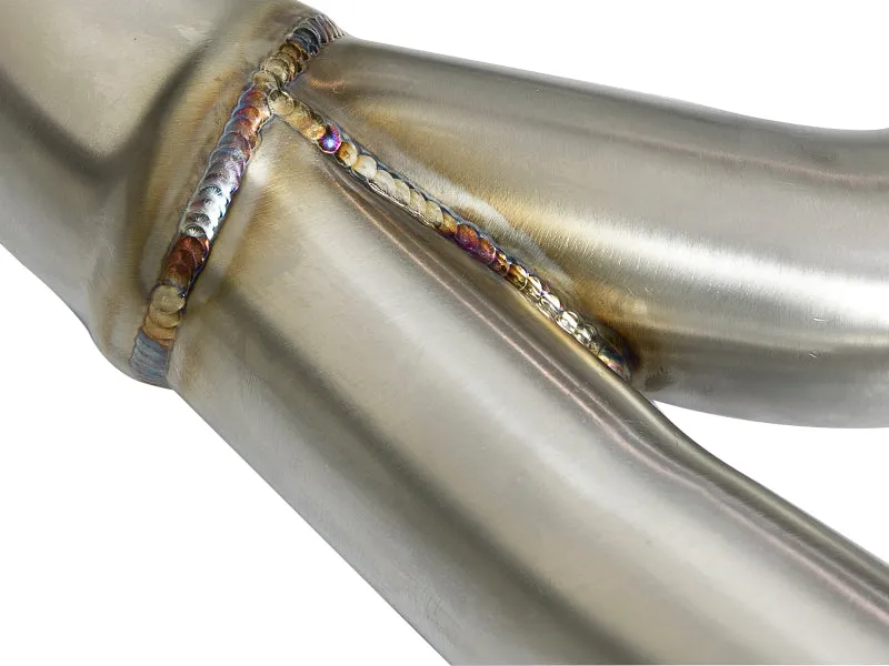 aFe MACH Force-Xp 2-1/2in SS Axle Back Exhaust w/Polished Tips 15  BMW M3/M4 (F80/F82) L6 3.0L (tt)