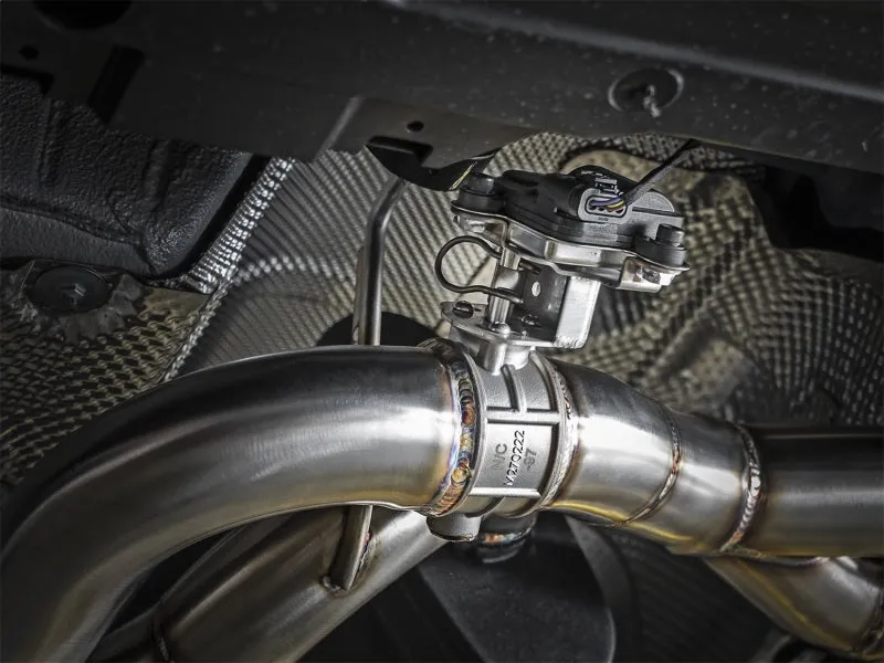 aFe MACH Force-Xp 2-1/2in SS Axle Back Exhaust w/Polished Tips 15  BMW M3/M4 (F80/F82) L6 3.0L (tt)