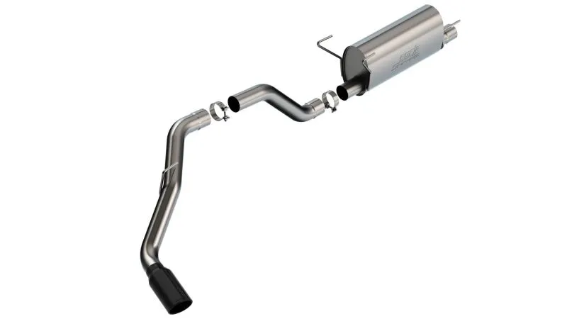 Borla S-Type Cat-Back Exhaust System (Black Tip): Ram 6.4L 392 2019 - 2024 (2500 & 3500)
