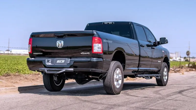 Borla S-Type Cat-Back Exhaust System (Black Tip): Ram 6.4L 392 2019 - 2024 (2500 & 3500)