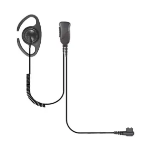 C-Shape Medium Duty Lapel Mic for Motorola GP1280, HT1250, PRO7350 & MTX8250LS Series Portables
