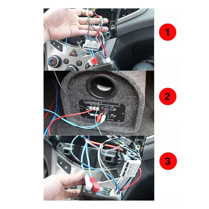 Car Speaker to RCA Line Level Converter High to Low Frequency TSK TD-22