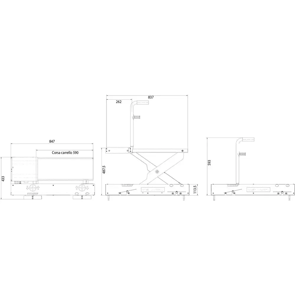 Cemb EASY WEIGHT Universal Wheel Lift for Balancers