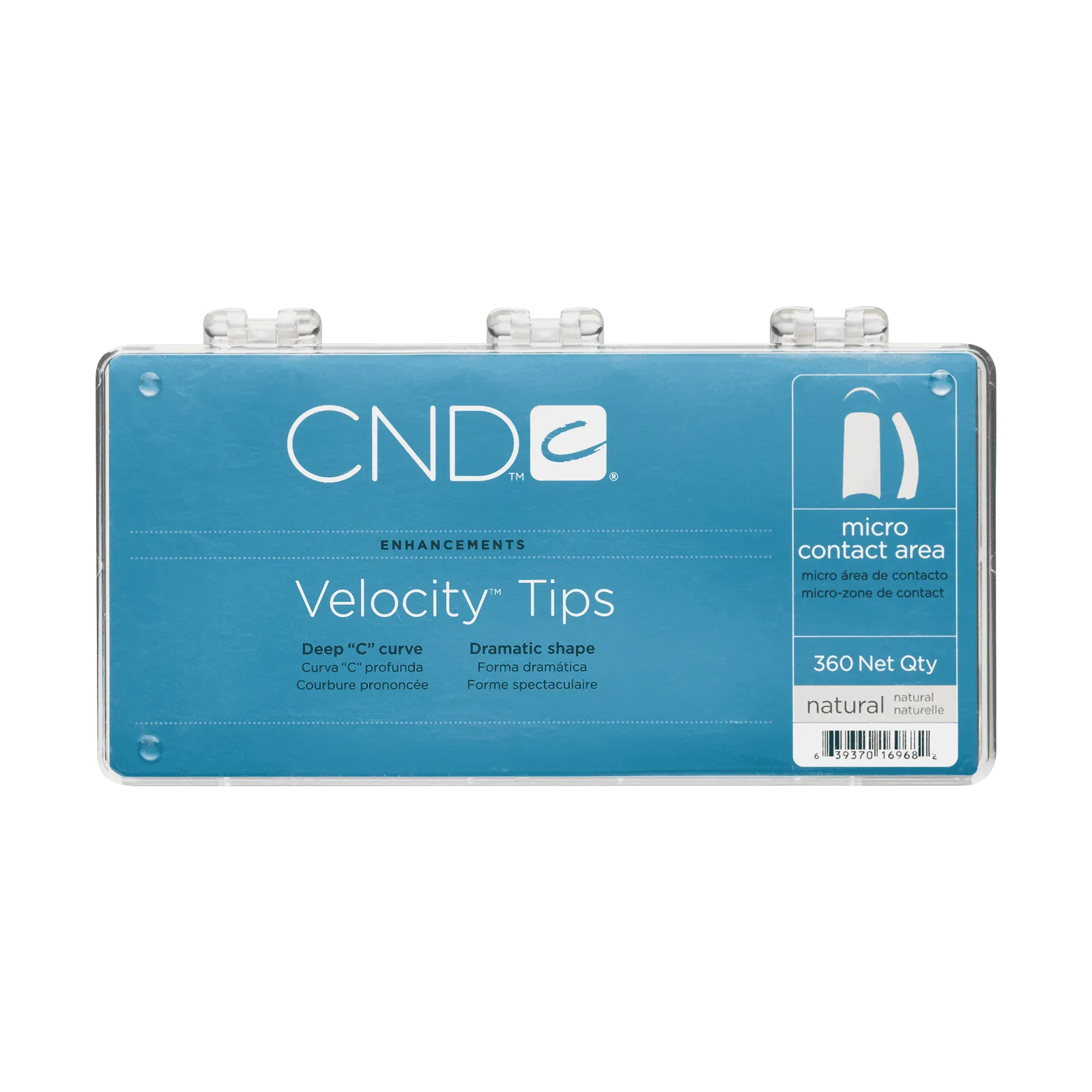 CND Velocity Tips, NATURAL, 360 pcs/box, 98403 OK0611MD