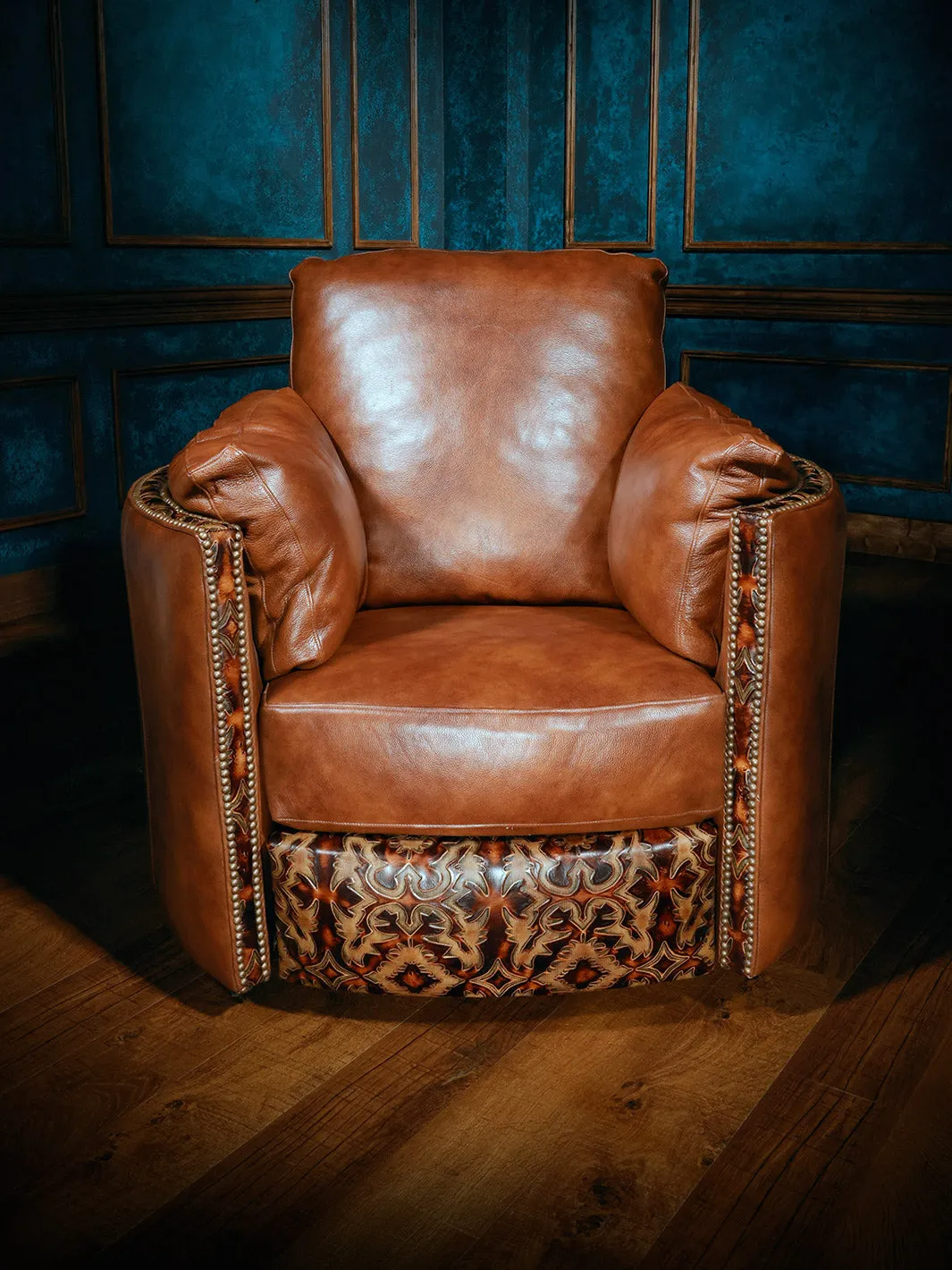 Comfort King Western Snug Swivel Recliner