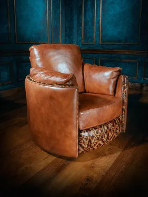 Comfort King Western Snug Swivel Recliner