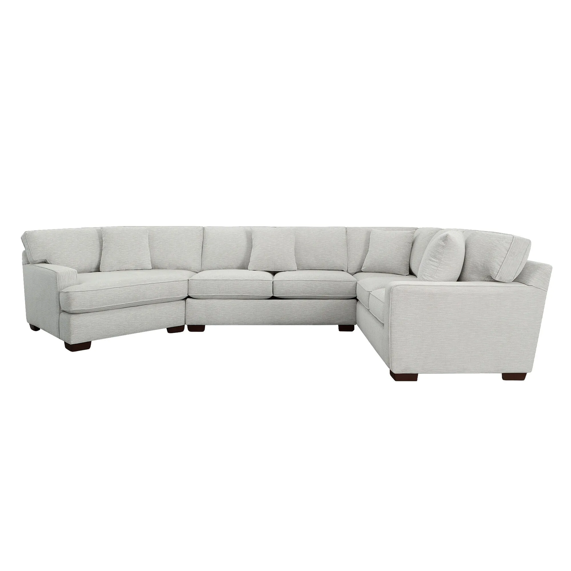 Connections Track 3 Piece Left Cuddler Sectional