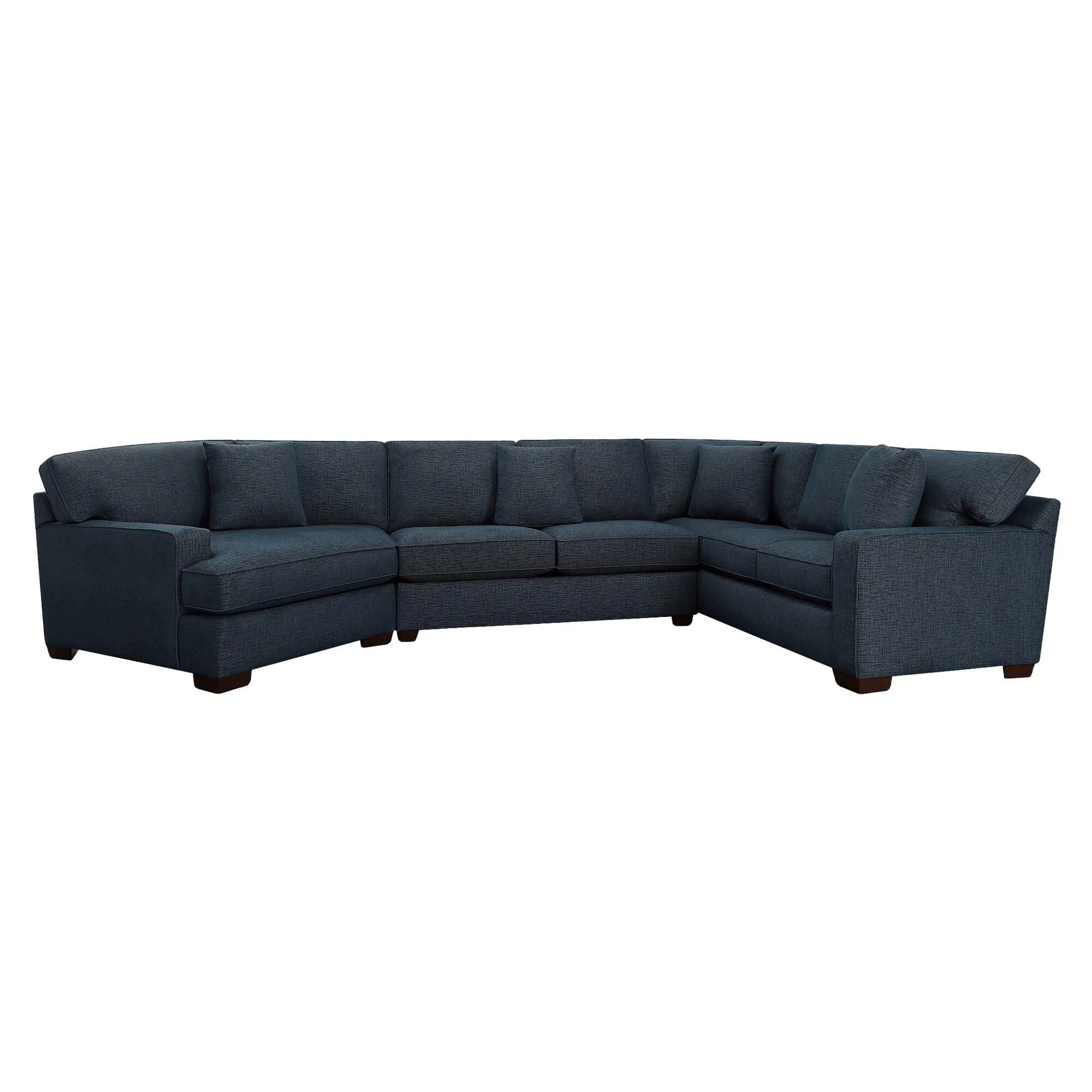 Connections Track 3 Piece Left Cuddler Sectional