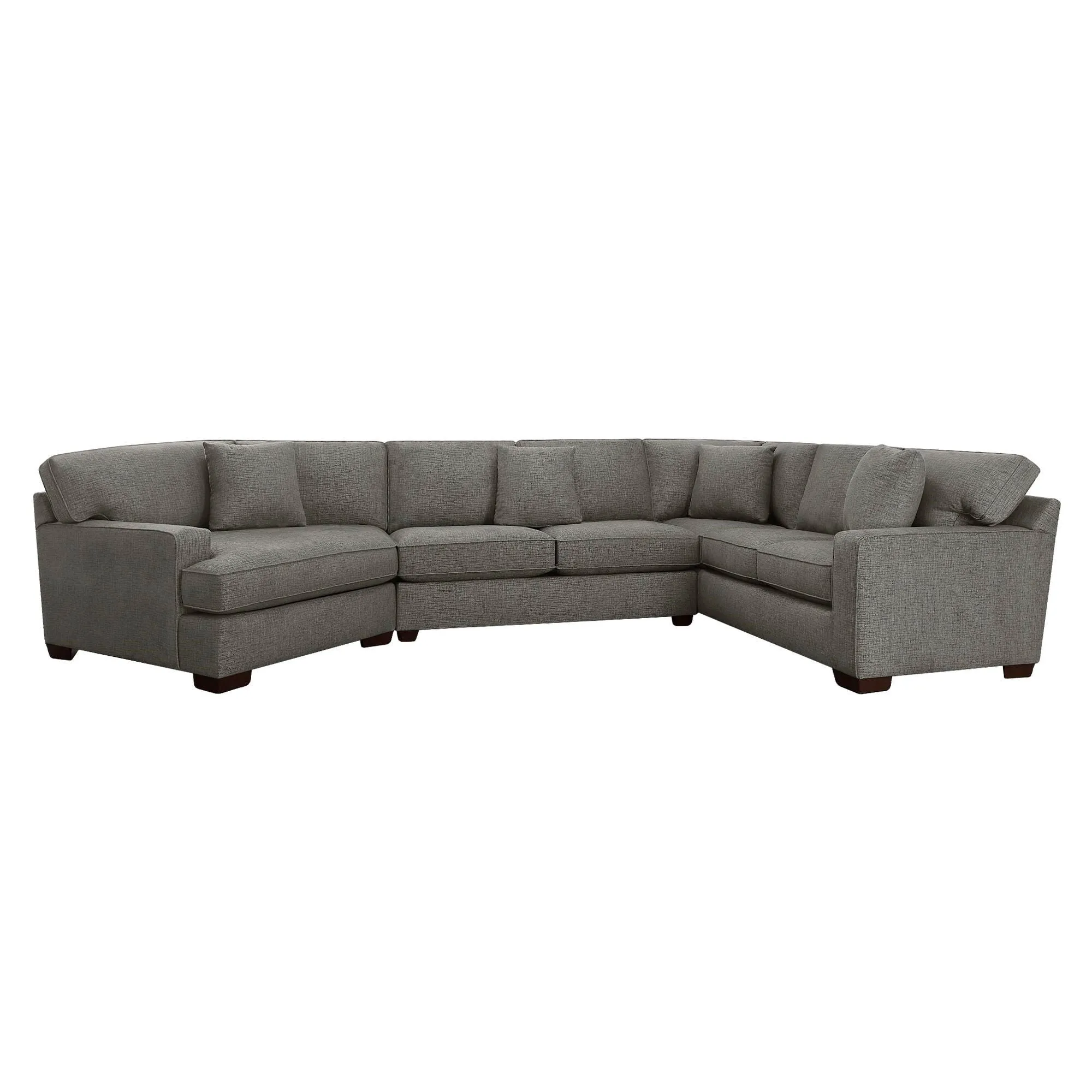 Connections Track 3 Piece Left Cuddler Sectional