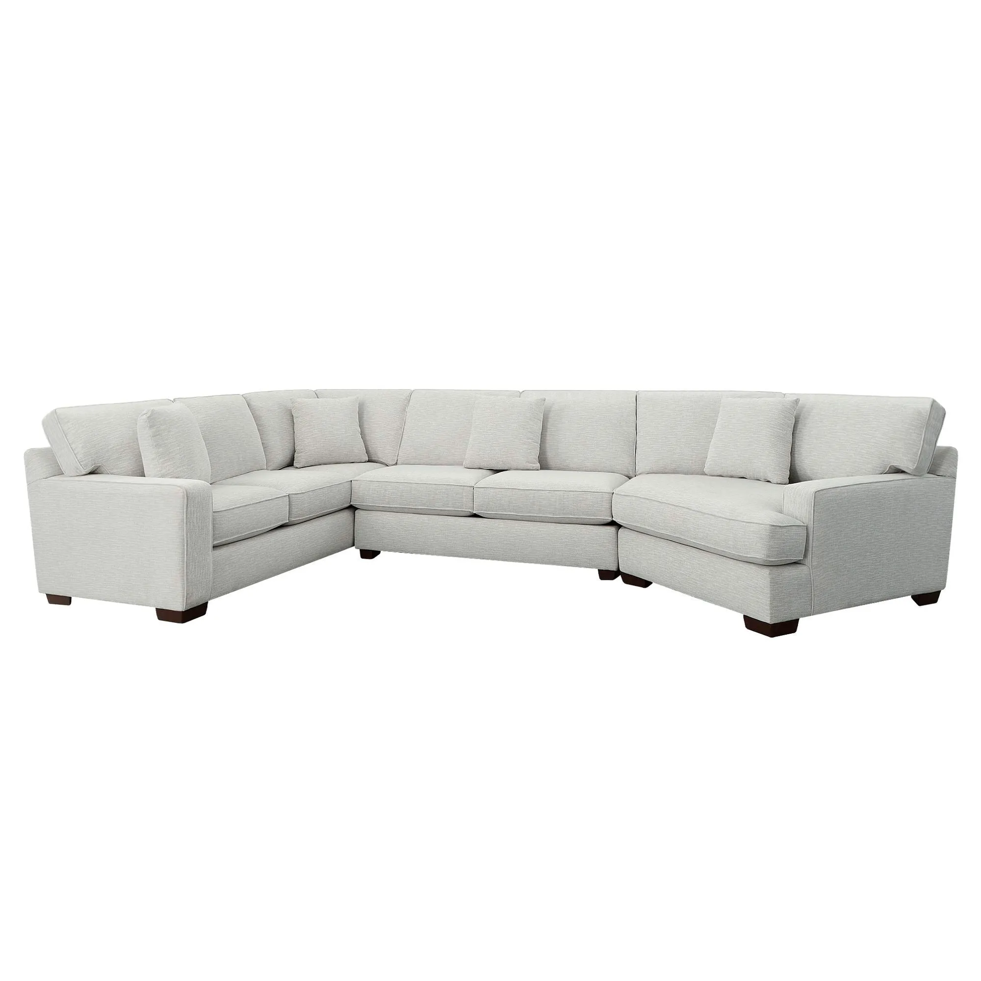 Connections Track 3 Piece Right Cuddler Sectional