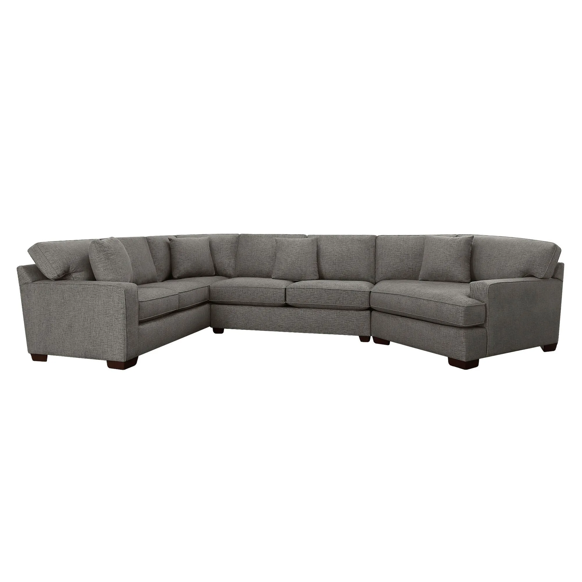 Connections Track 3 Piece Right Cuddler Sectional