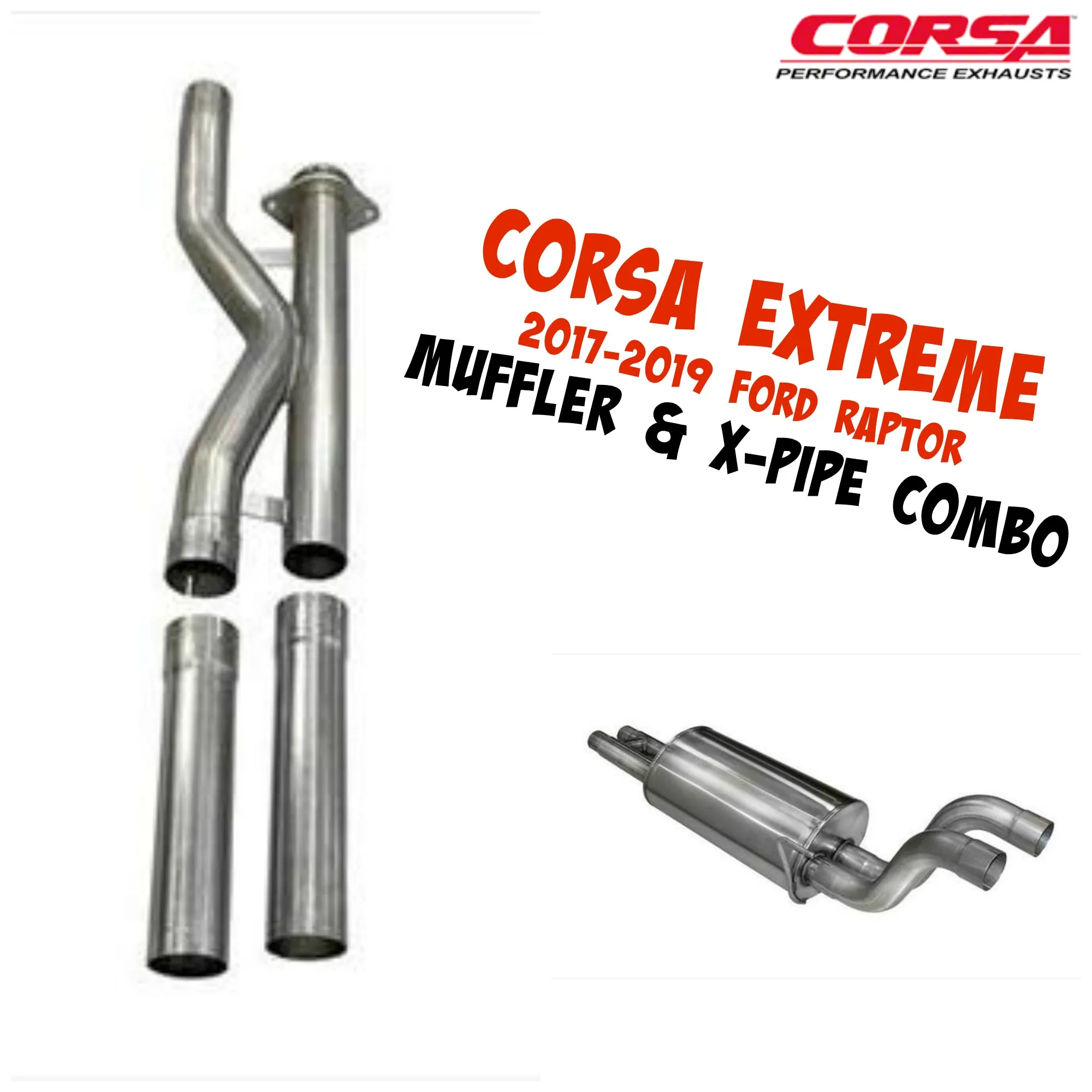 Corsa Extreme Exhaust Upgrade - 2017-2020 Raptor