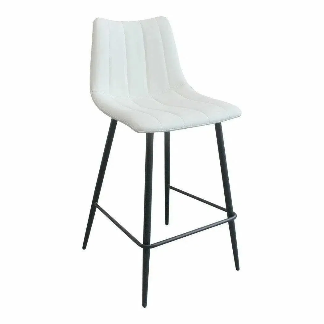Counter Stool Ivory (Set of 2) White Contemporary
