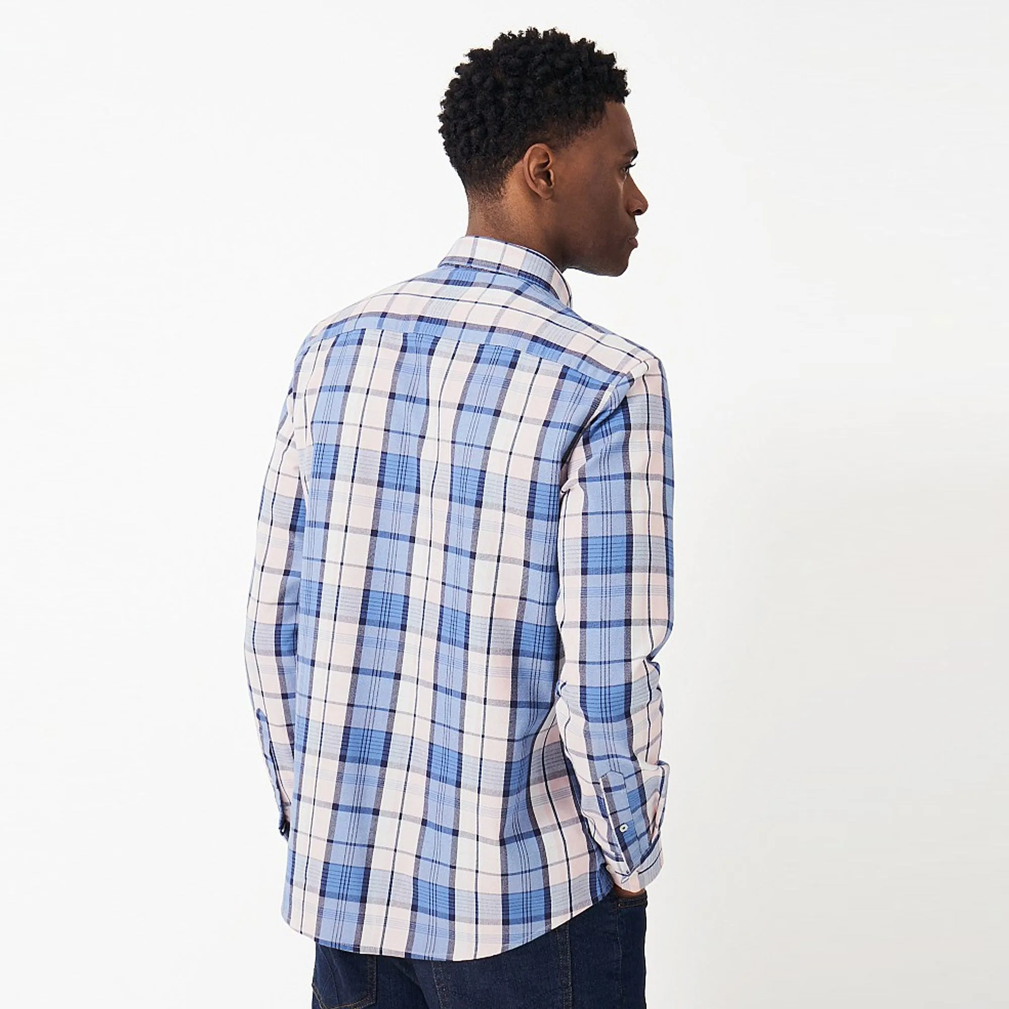Crew Mens Marshall Check Slim Shirt