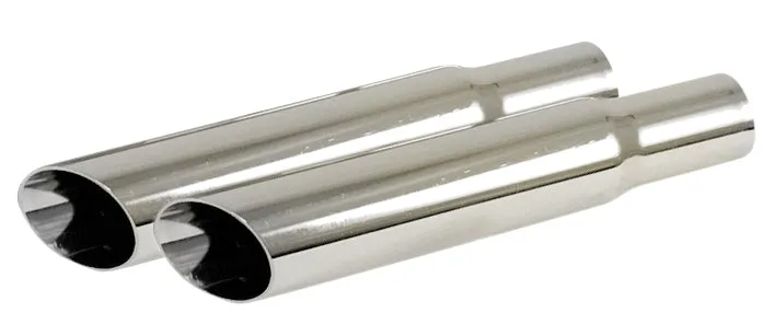 Diagonal Cut Exhaust Tips - Pair - 00-3694-0