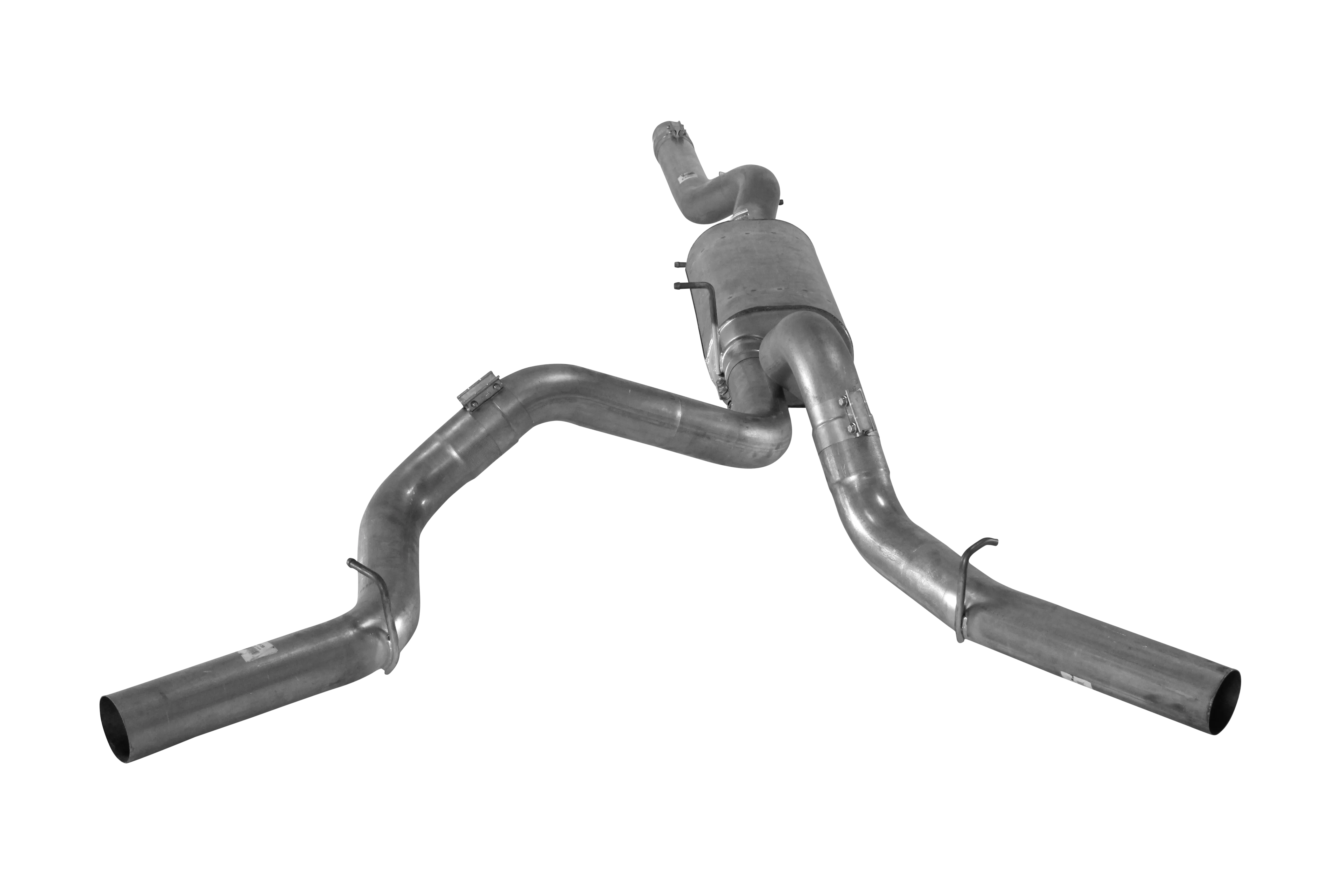 *Discontinued* 2001-2007 Duramax DRW 4" Cat Back Dual Exhaust (FLO-727)
