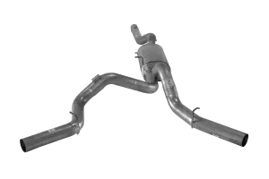 *Discontinued* 2001-2007 Duramax DRW 4" Cat Back Dual Exhaust (FLO-727)