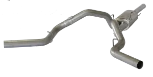*Discontinued* 2004.5-2007 Cummins 4" Cat back Dual Exhaust (FLO-718)