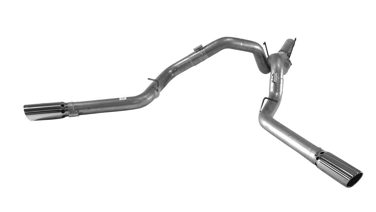*Discontinued* 2007.5-2009 Cummins 4" DPF Back Dual Exhaust w/ Muffler (FLO 729)