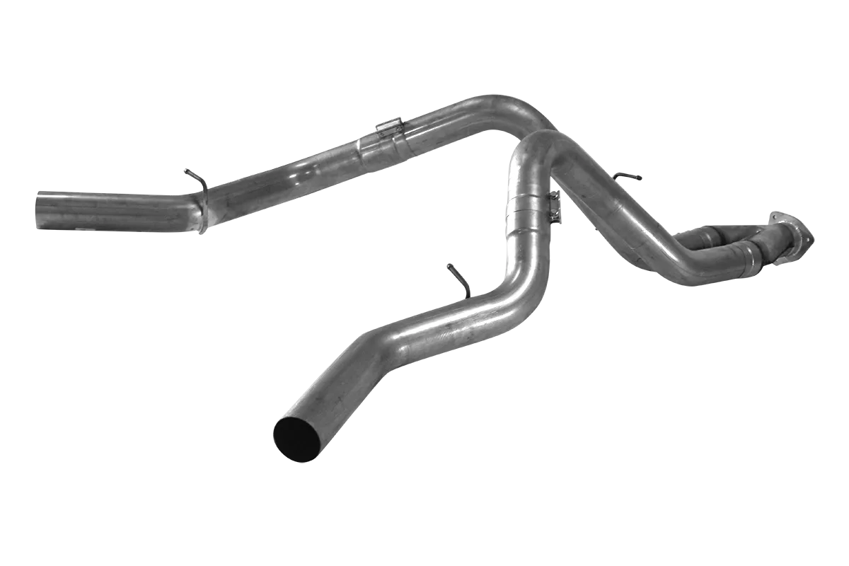 *Discontinued* 2007.5-2010 Duramax 4" DPF Back Dual Exhaust System (FLO 728)