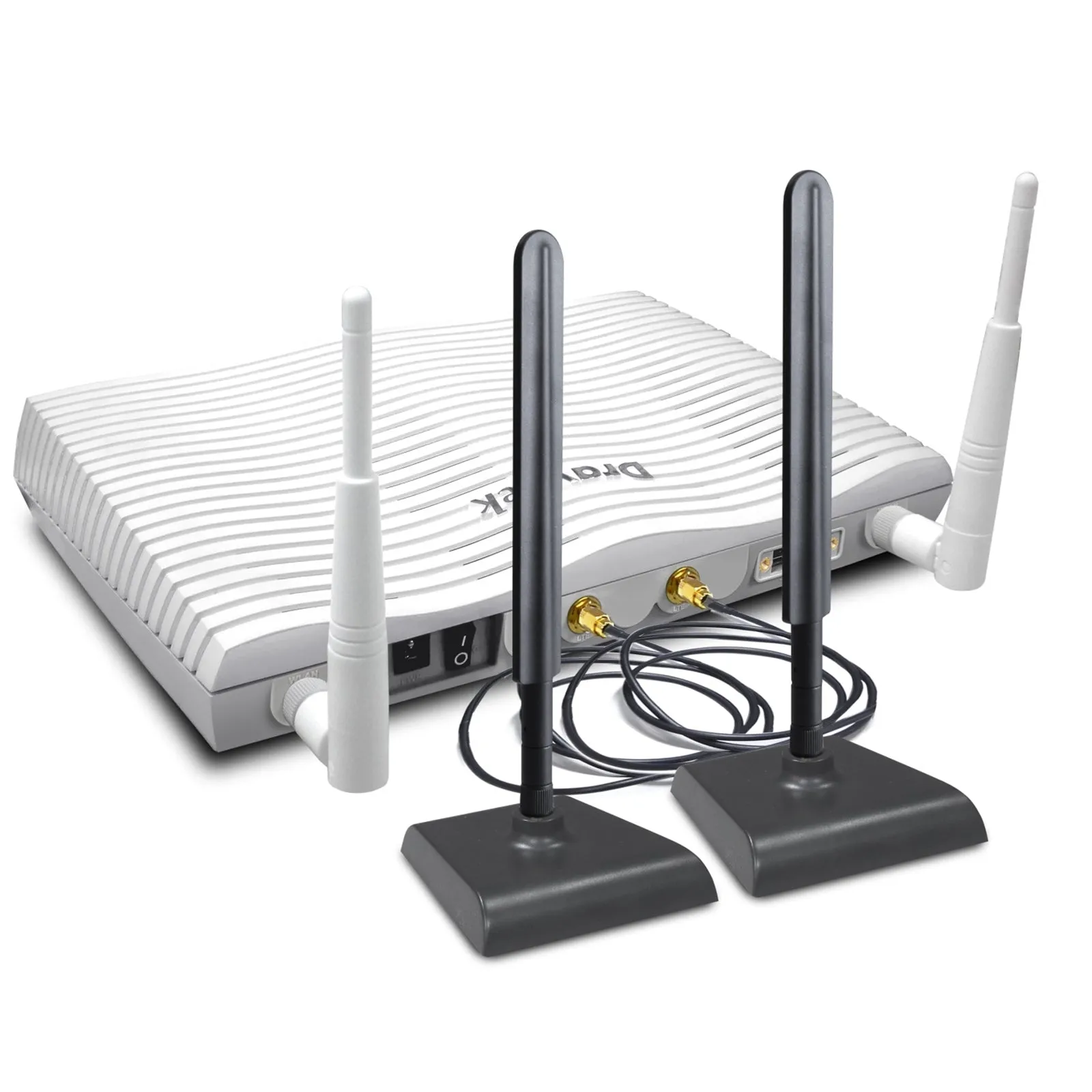 DrayTek V2865LAX-5G-K Vigor 2865Lax 5G Wireless 6 AX Multi-WAN Firewall VDSL/5G Integrated Modem Router with VOIP Functionality