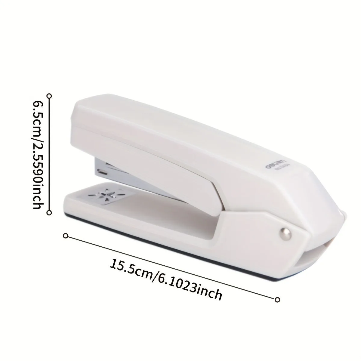 Efficient 360 Rotating Stapler Bind 25 Sheets White