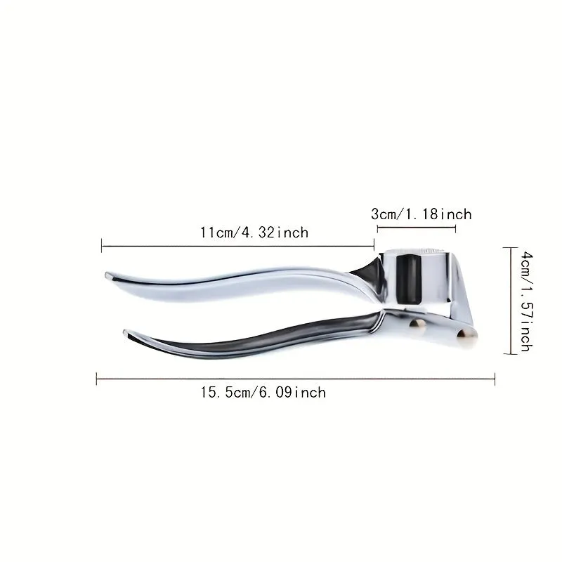 Efficient Zinc Alloy Garlic Masher Perfect for Restaurants