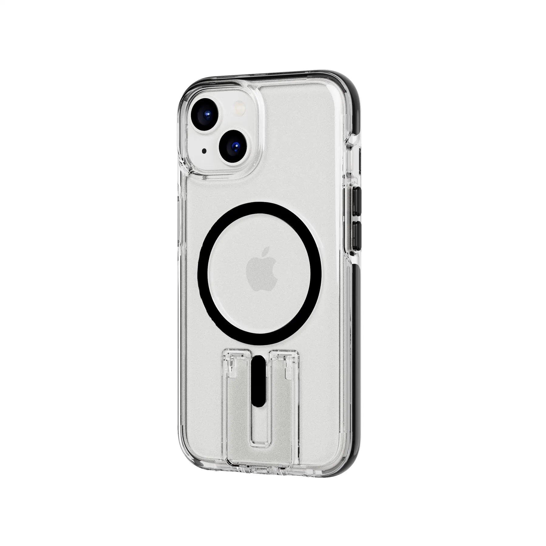 Evo Crystal Kick - Apple iPhone 14 Case MagSafe® Compatible - Clear Black