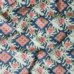 Firewheel Trellis Royal Furnishing Linen - Custom
