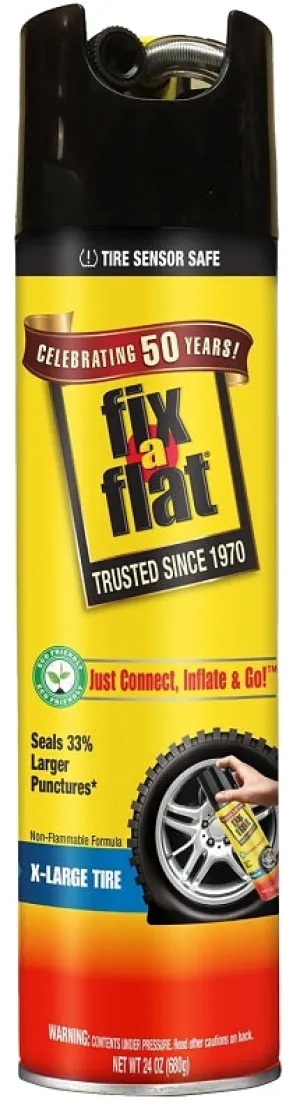 Fix-a-Flat S60369 Tire Repair Inflator, 1-Piece :EA: QUANTITY: 1