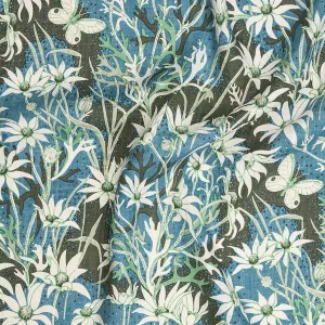 Flannel Green Furnishing Linen - Custom