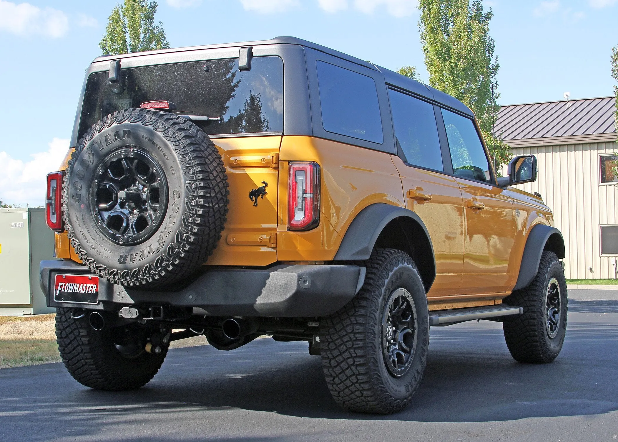 Flowmaster Exhaust Ford Bronco 2.3L/2.7L (21-23) 3.0" Axleback  - Flow FX Series 718123