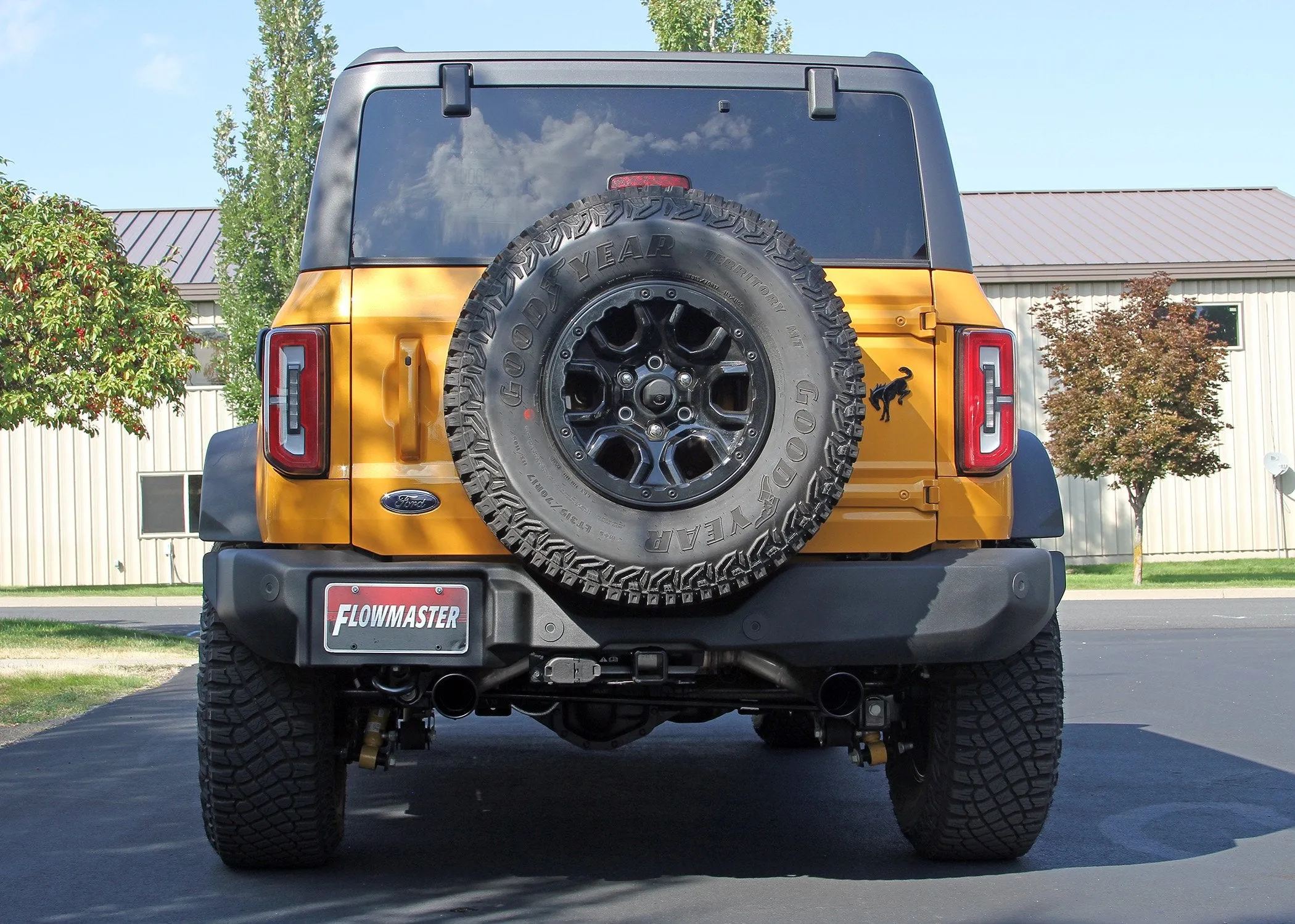 Flowmaster Exhaust Ford Bronco 2.3L/2.7L (21-23) 3.0" Axleback  - Flow FX Series 718123