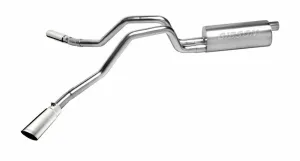 Gibson Exhaust Chevy/GMC Silverado/Sierra 1500 6.0L 2/4WD (10-13) [Catback - Dual Extreme Exit] Polished or Black Ceramic Tips