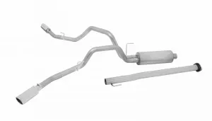Gibson Exhaust Ford F150 5.0L Regular Cab 2/4WD (15-19) [Catback - Dual Extreme Exit] Polished Tips