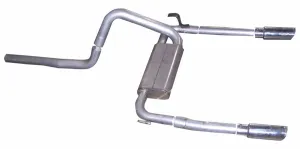 Gibson Exhaust Pontiac Firebird/Trans Am 5.7L LS-1 (98-02) [Catback - Dual Rear]  Aluminized or Stainless