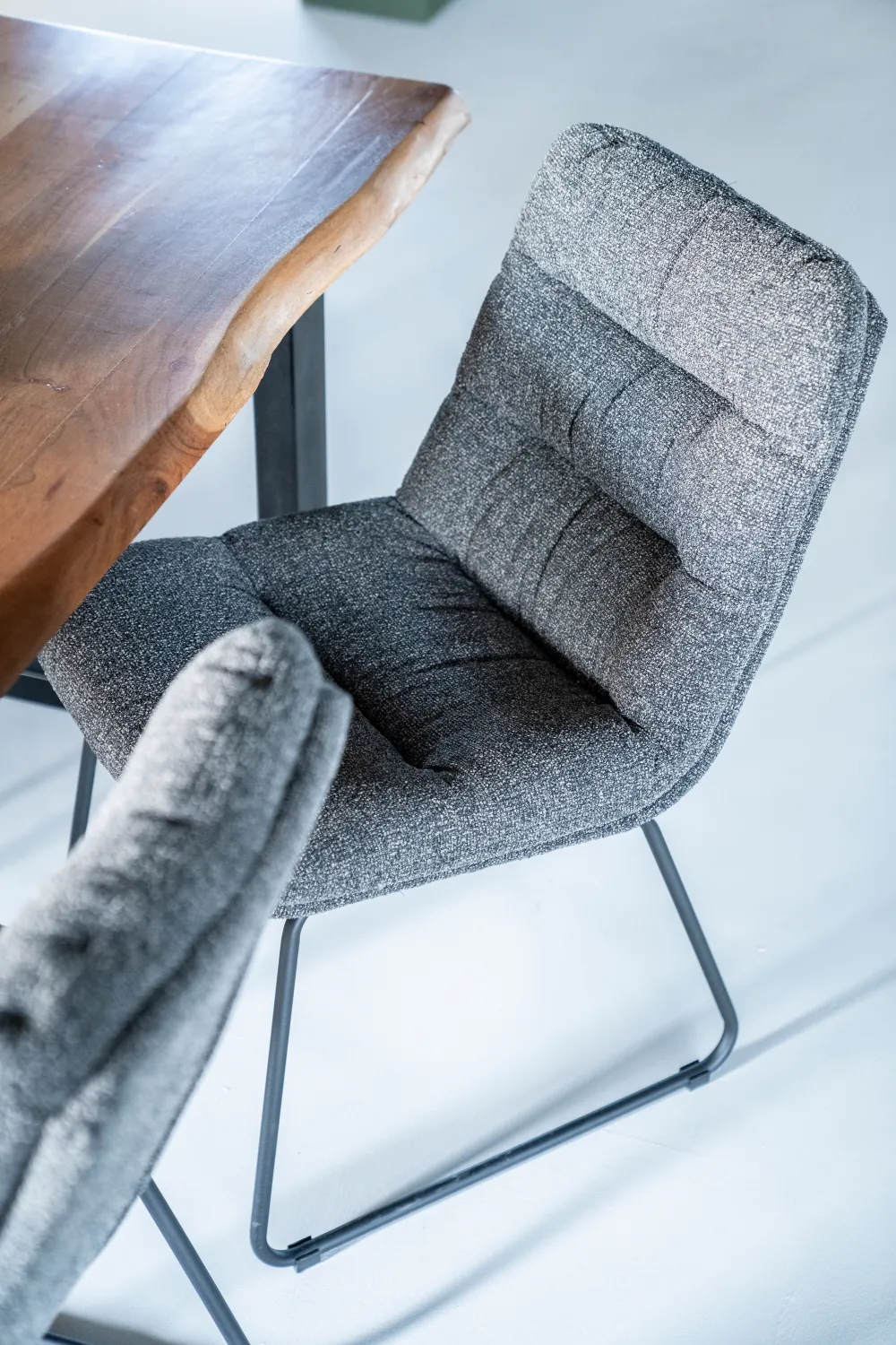 Gray Upholstered Dining Chair | Eleonora Danica