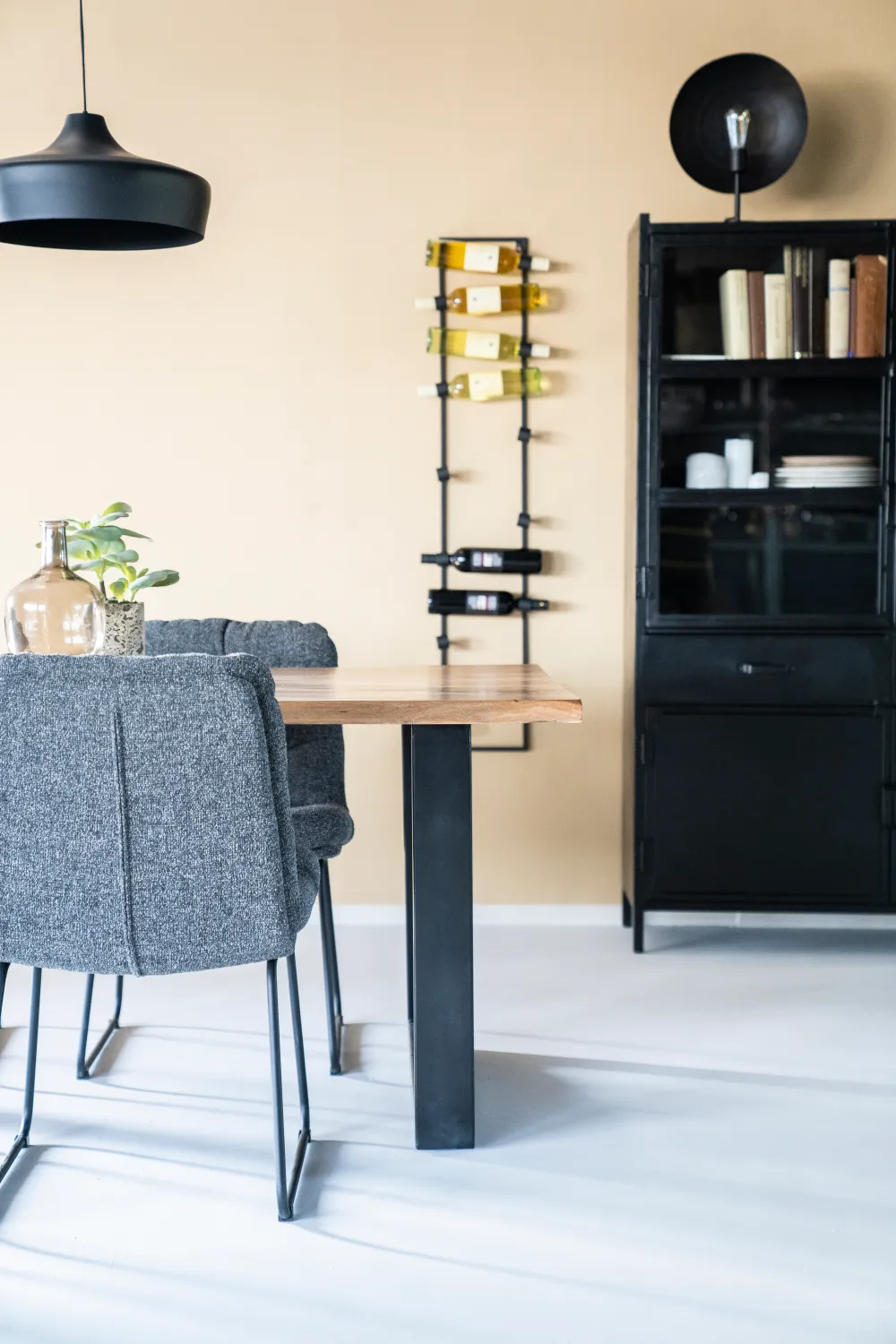 Gray Upholstered Dining Chair | Eleonora Danica
