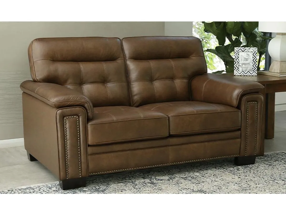 Harrison Leather Loveseat