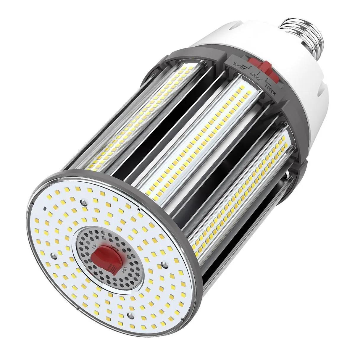 Hi-Pro Retrofit LED Corn Bulb, 80W|100W|120W, 16800lm, 30K|40K|50K, EX39 Mogul, 120-277V