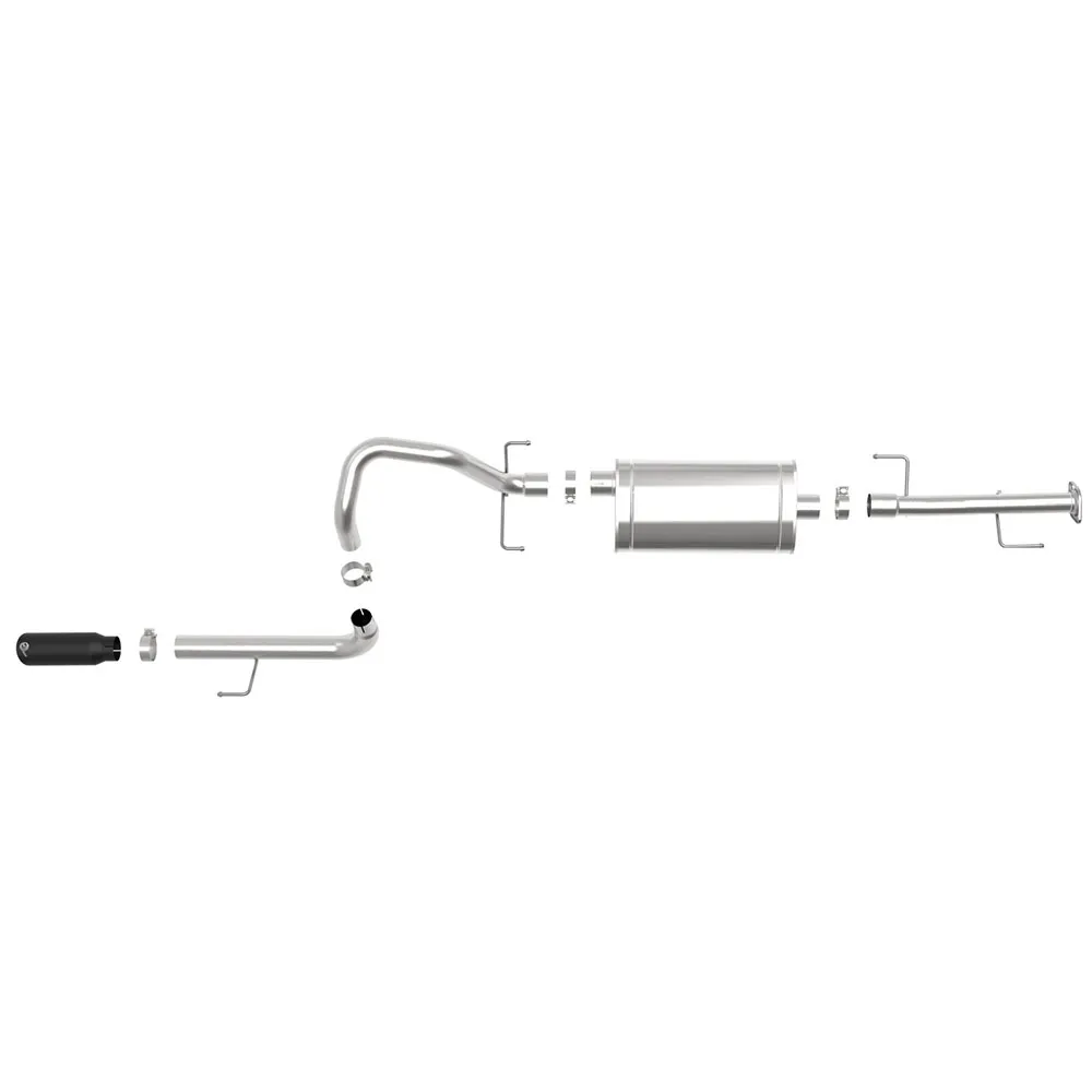 MACHForce XP Exhaust Cat Back Exhaust Black Tip 4Runner (2010-2024)