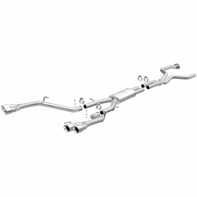 Magnaflow Catback Exhaust Cadillac CT6 3.0L V6 (16-19) [Street Series - Quad Split Rear Exit w/ Polished Tips] 19301